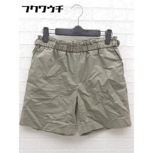 ◇ UNITED ARROWS TOKYO ユナイテッドアローズ ウエストゴム ハーフ パンツ サイズ36 ベージュ レディース