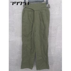 ◇ JEANASIS ジーナシス ワイド パンツ サイズF カーキ レディース