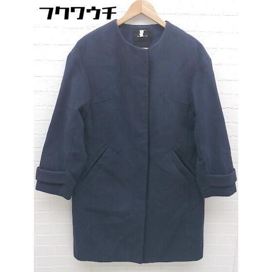 ■ Simplicite シンプリシテェ 長袖 コート ネイビー レディース