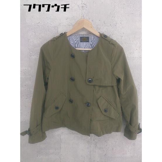 ◇ AMERICAN RAG CIE アメリカンラグシー 長袖 ジャケット サイズF カーキ レディ...