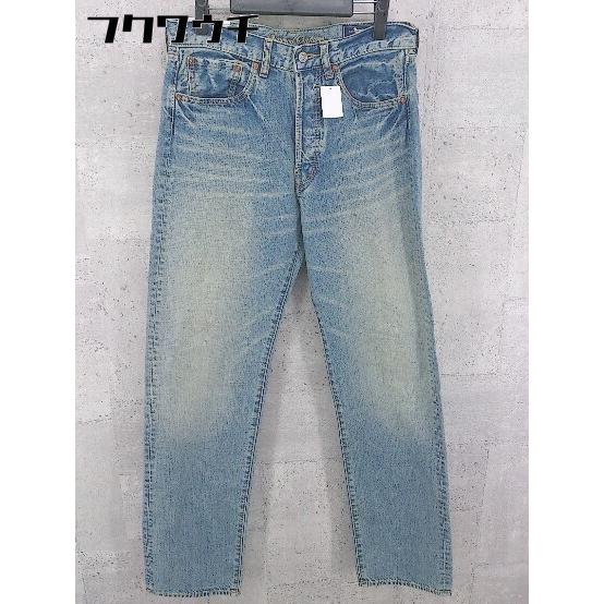◇ NEW ENGLAND ニューイングランド ウォッシュ加工 ボタンフライ ジーンズ デニム パン...