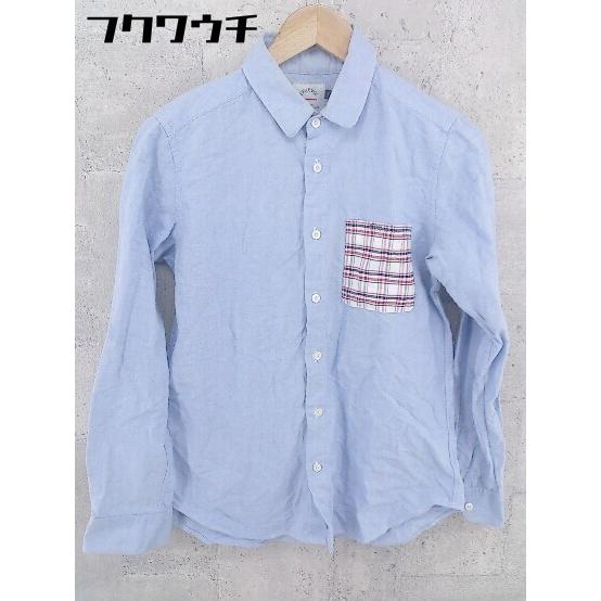 ◇ EFILEVOL エフィレボル 長袖 シャツ サイズ1 ブルー系 メンズ