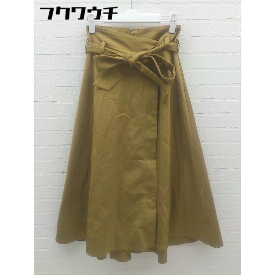 ◇ ◎ NOISE MAKER ノイズメーカー ウエストリボン付き ロング フレア スカート サイズ...