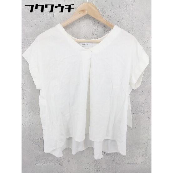 ◇ Simplicite シンプリシテェ Vネック 半袖 Tシャツ カットソー ホワイト レディース