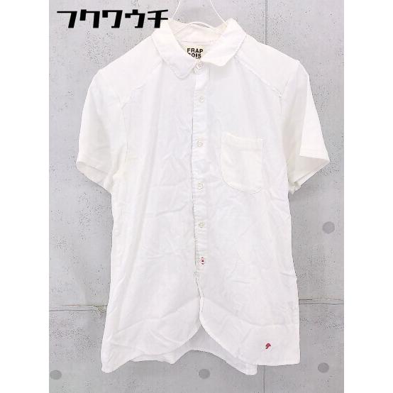 ◇ FRAPBOIS フラボア 切り替え 半袖 シャツ サイズ1 ホワイト レディース