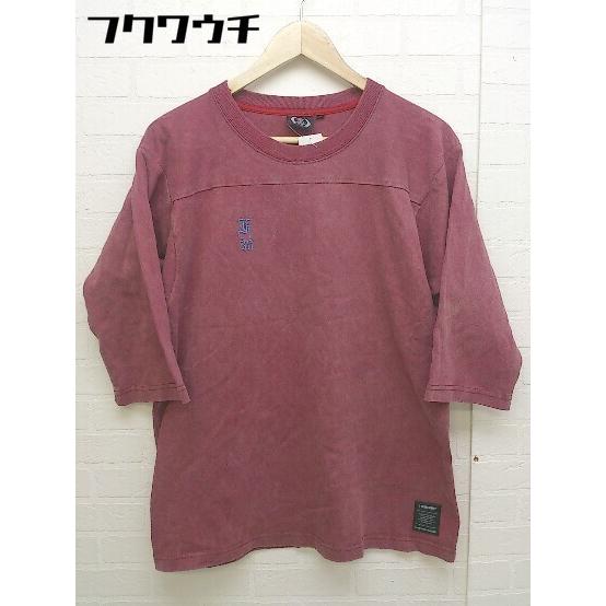 ◇ 430 フォーサーティー FOURTHIRTY 七分袖 Tシャツ カットソー サイズ2 ボルドー...