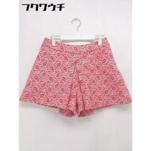 ◇ nitca ニトカ ハーフパンツ サイズF 8 レッド ホワイト レディース