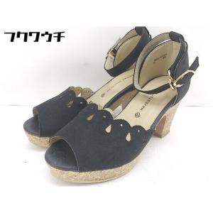 極美品△ROGER VIVIER ロジェヴィヴィエ RVW34112800D1PR406 ロゴ  