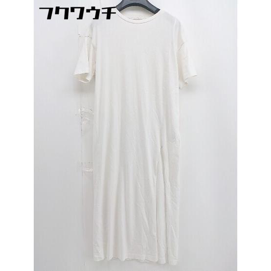 ◇ KBF アーバンリサーチ スリット 半袖 ロング Tシャツ ワンピース サイズOne ホワイト系...