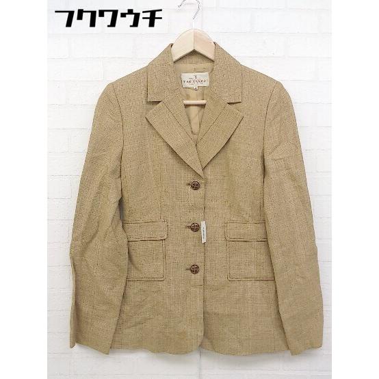 ◇ TRUSSARDI トラサルディー シングル3B 長袖 テーラード ジャケット サイズ40 キャ...