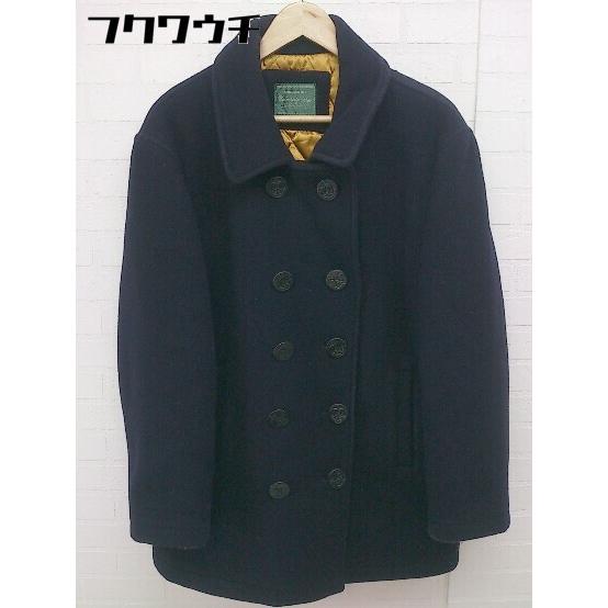 ■ UNIVERSITY SHOP ユニバーシティショップ 長袖 コート サイズM ネイビー メンズ