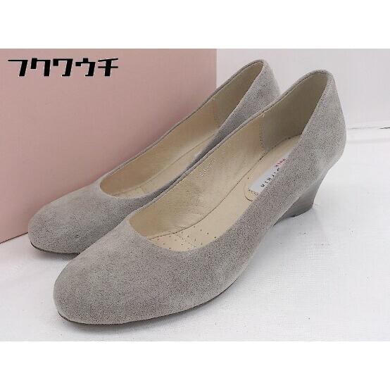 ◇ ◎ Bridget Birkin ブリジットバーキン パンプス シューズ サイズ37 グレー系 ...
