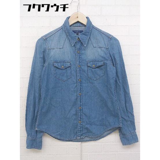 ◇ Rhythm of Life UNITED ARROWS 長袖 デニム ウエスタン シャツ サイ...
