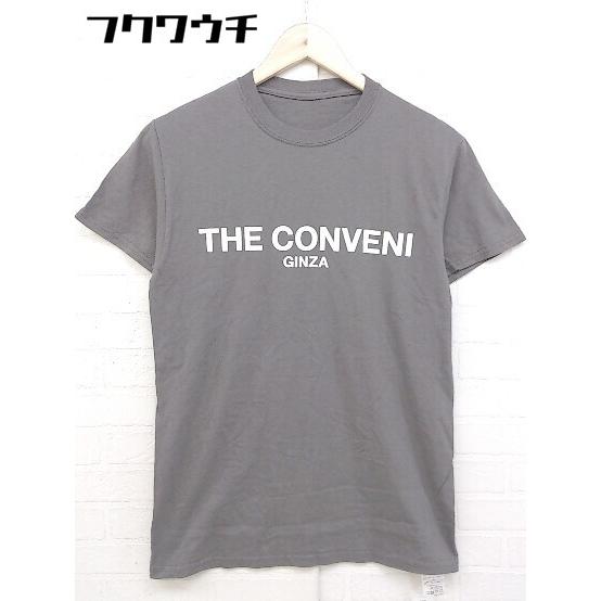 ◇ THE CONVENI ザ コンビニ ロゴ 半袖 Tシャツ カットソー サイズS グレー メンズ