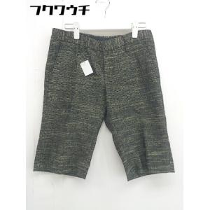◇ ◎ Unaca アナカ ハーフ パンツ サイズ 38 ブラック ベージュ レディース