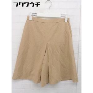 ◇ UNITED ARROWS ユナイテッドアローズ ワイド ハーフ パンツ サイズ36 ベージュ レディース