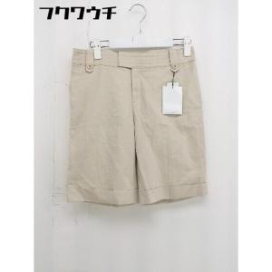 ◇ ◎ CLEAR IMPRESSION クリアインプレッション タグ付き ロールアップ ハーフパンツ サイズ2 ベージュ レディース