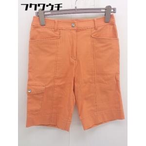 ◇ MUNSINGWEAR GRAND SLAM ゴルフウェア ハーフ ショート パンツ サイズ11 オレンジ レディース