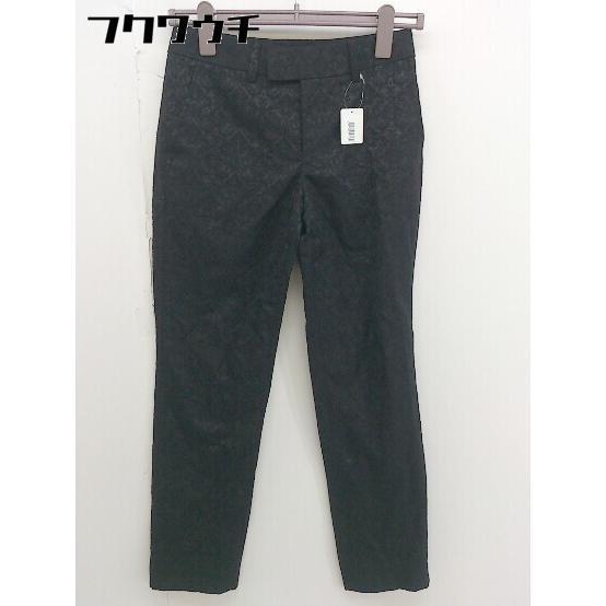 ◇ THE SUIT COMPANY ザ スーツカンパニー 総柄 テーパード サイズ38 ブラック ...