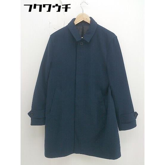 ■ JUNRed ジュンレッド 長袖 ステンカラーコート サイズ LL ネイビー メンズ