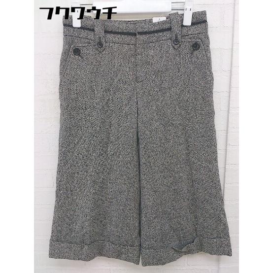 ◇ 23区 ニジュウサンク ハーフ 七分丈 サブリナ パンツ サイズ36 グレー レディース