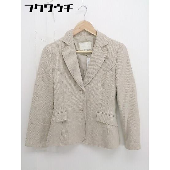 ◇ NATURAL BEAUTY BASIC 2B 長袖 テーラードジャケット サイズ S ベージュ...