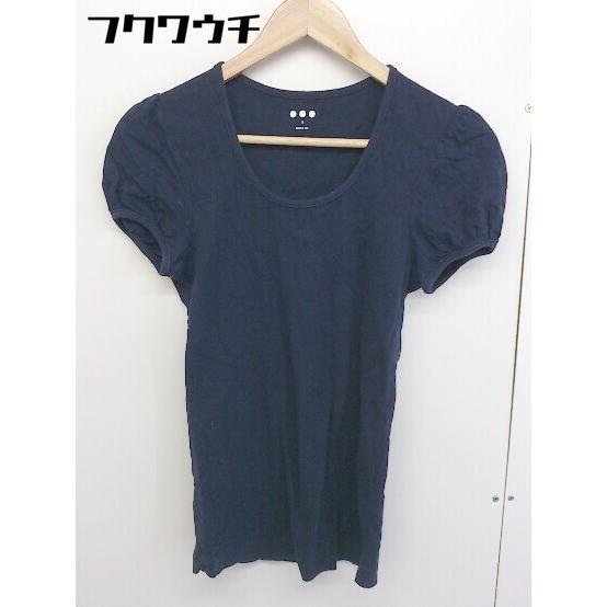 ◇ three dots スリードッツ USA製 半袖 Tシャツ カットソー サイズS ネイビー メ...