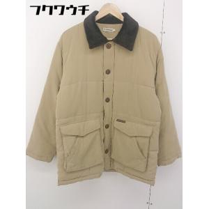 ■ Hush Puppies ハッシュパピー 長袖 中綿 ジャケット コート サイズL ベージュ ブラウン メンズ