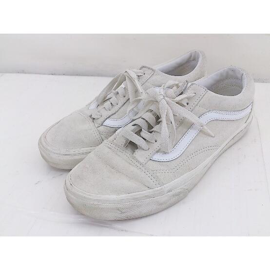 ◇ VANS ヴァンズ OLD SKOOL オールドスクール スニーカー シューズ 24ｃｍ ホワイ...