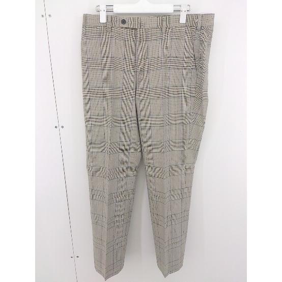 ◇ 40ct 525 ウール スラックスパンツ サイズ46 ベージュ マルチ メンズ