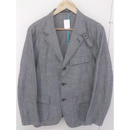 ◇ INED HOMME イネドオム シングル 長袖 ジャケット サイズ3 グレー メンズ