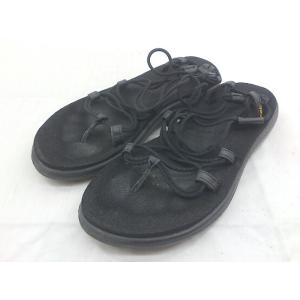 ◇ Teva テバ インフィニティ スポーツ サンダル サイズ24cm相当 ブラック レディース P