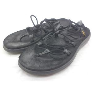 ◇ Teva テバ サンダル シューズ サイズ23-23.5cm相当 ブラック レディース P