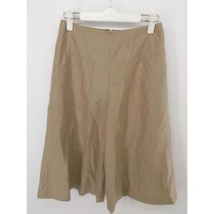 ◇ Sybilla シビラ バックジップ ショート ハーフ パンツ サイズM キャメル レディース P