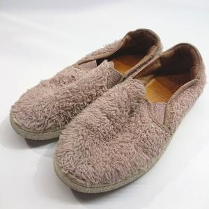 ◇ UGG フェイクファー スリッポン サイズ22.5 ピンク レディース E