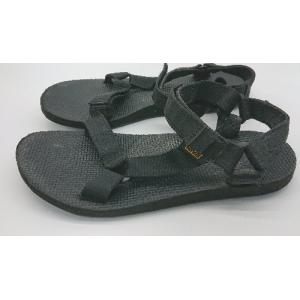 ◇ Teva テバ 夏 フラット スポーツサンダル サイズ８ ブラック レディース E
