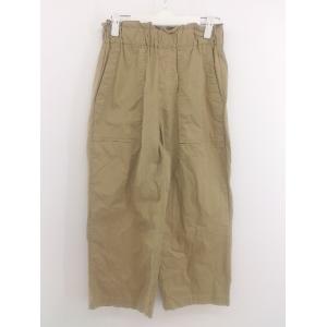 ◇ coen コーエン ウエストゴム ベイカー パンツ サイズ S ベージュ レディース P