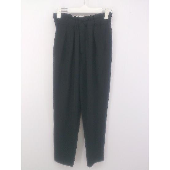 ◇ Simplicite シンプリシテェ スラックス パンツ ブラック レディース P