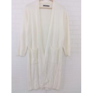 ◇ AZUL BY MOUSSY アズールバイマウジー ニット 長袖 ガウンカーディガン サイズS アイボリー系 レディース P