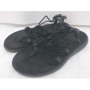 ◇ Teva テバ フラット スポーツサンダル （約23.5-24ｃｍ相当） ブラック レディース P