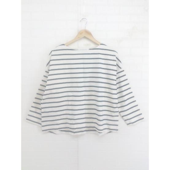 ◇ AMERICAN HOLIC ボーダー 長袖 Tシャツ カットソー サイズM ホワイト系 ブラッ...