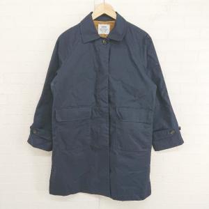 ◇ coen コーエン 長袖 コート サイズM ネイビー系 レディース E