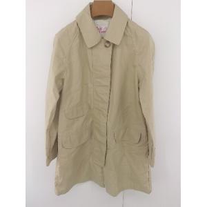 ◇ coen コーエン 長袖 ステンカラー コート サイズL ベージュ レディース E