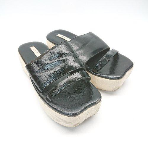 ◇ AMERI アメリ MEDI PLATFORM WAVE SANDALS 厚底 スクエアトゥ 春...