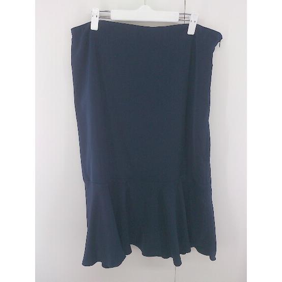 ◇ NATURAL BEAUTY BASIC 切替 膝下丈 マーメイド スカート サイズ3XL+ ネ...