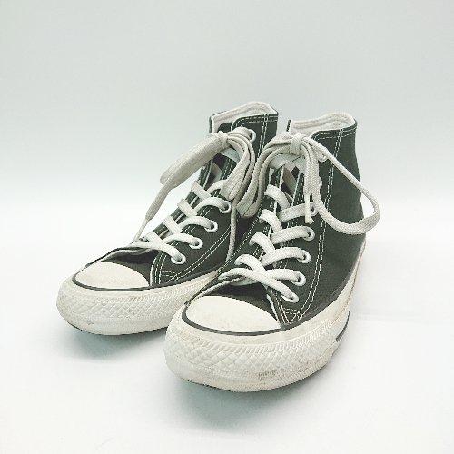 CONVERSE コンバース ラウンドトゥ ストラップ ブランドロゴ スニーカー サイズ24 ブラッ...