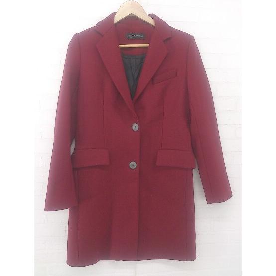 ◇ ZARA WOMAN ザラ ウーマン 通勤 通学 長袖 チェスター コート サイズEUR S U...