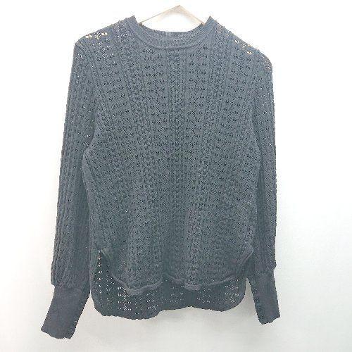 ◇ AMERI アメリ Uネック レース 薄手 シンプル オシャレ 春夏物 長袖 カットソー サイズ...