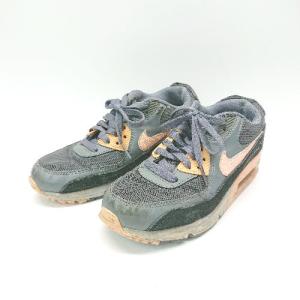 ◇ nike エアマックス90 エッセンシャル 616730-021 メッシュ スエード スニーカー サイズ23cm グレー レディース E