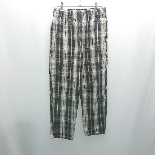 ◇ united arrows ウエストゴム イージー カジュアル チェック柄 ルーズ パンツ サイ...